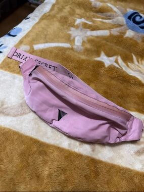 Victoria's Secret Pink Logo Satin Waist Bag